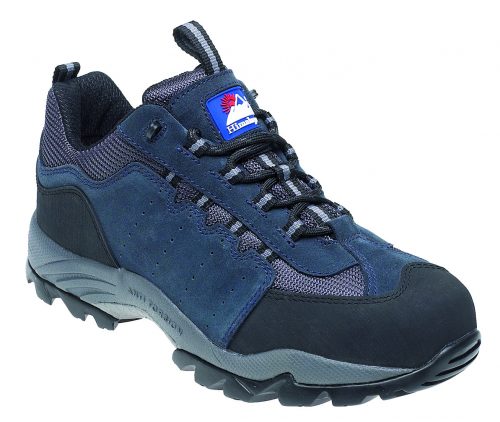 HIMALAYAN Navy Suede Safety Trainer with Gravity Sole and Midsole