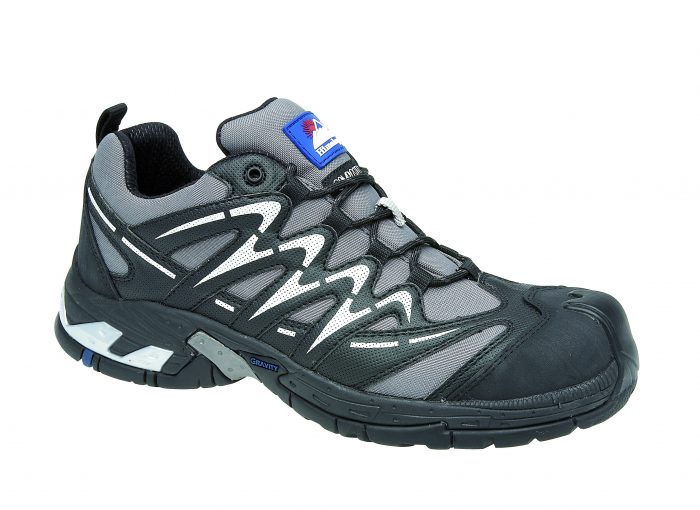 HIMALAYAN Grey Gravity Sport Trainer with Metal Free Cap and Midsole