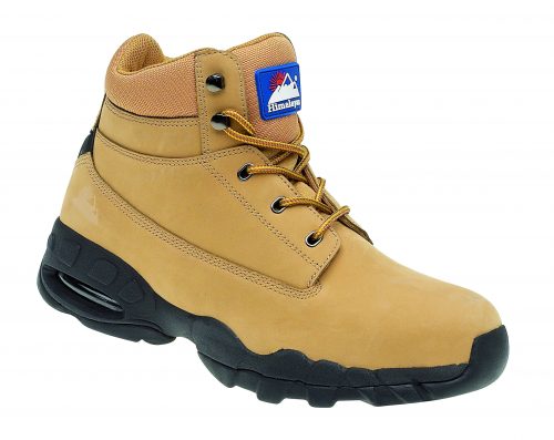 HIMALAYAN Wheat Nubuck Safety Boot with EVA/Rubber Sole and Midsole