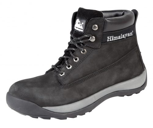 HIMALAYAN Black Nubuck Iconic Boot with Midsole