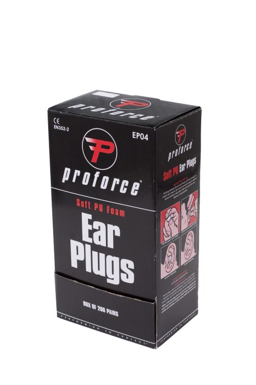 Proforce Hearing Protection Ear Plugs - Box of 200