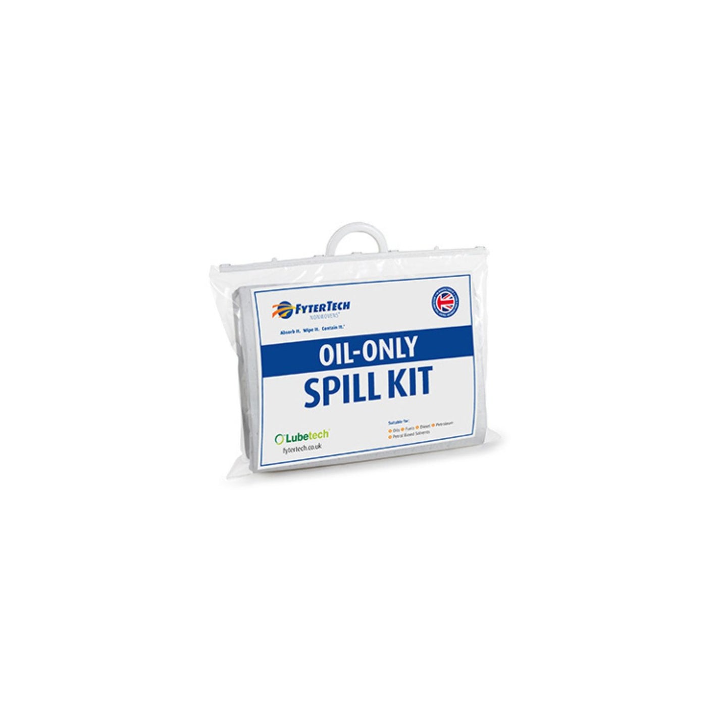 15L Oil Only Spill Kit – Clip Closed Bag