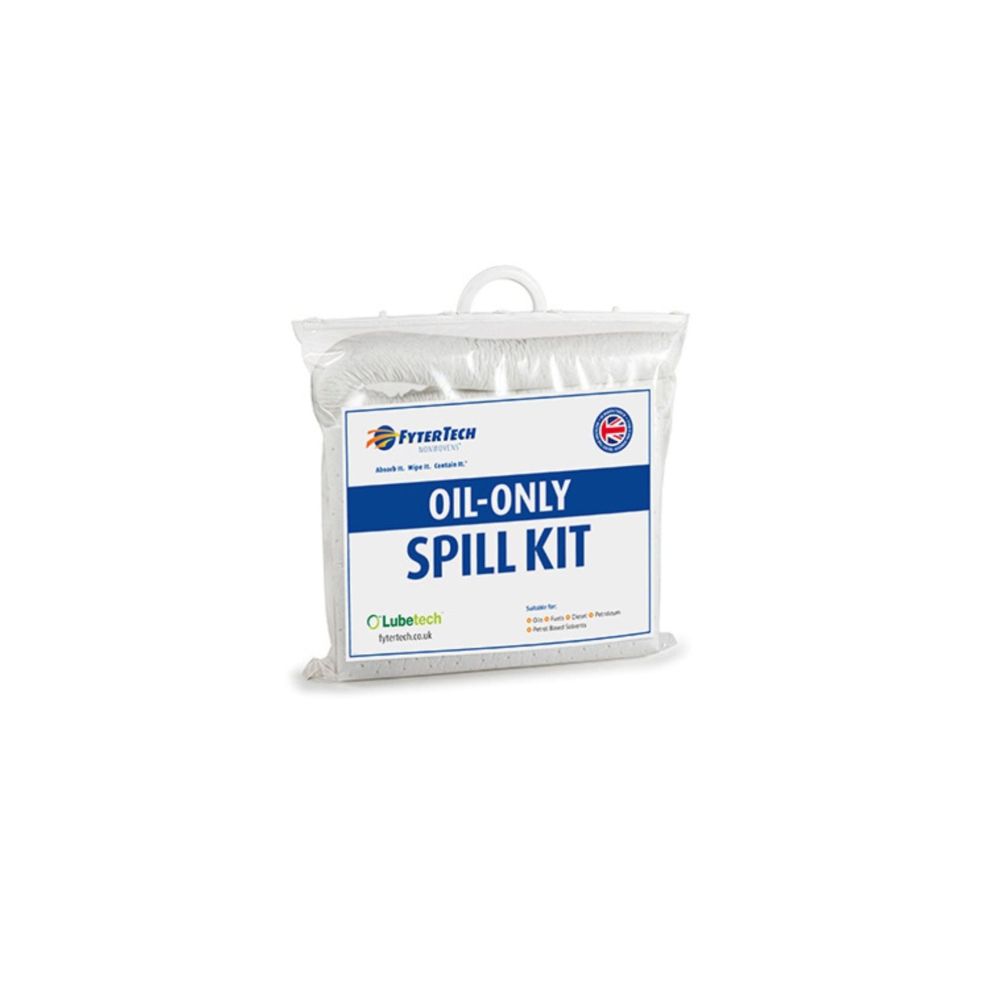 30L Oil Only Spill Kit – Clip Closed Bag