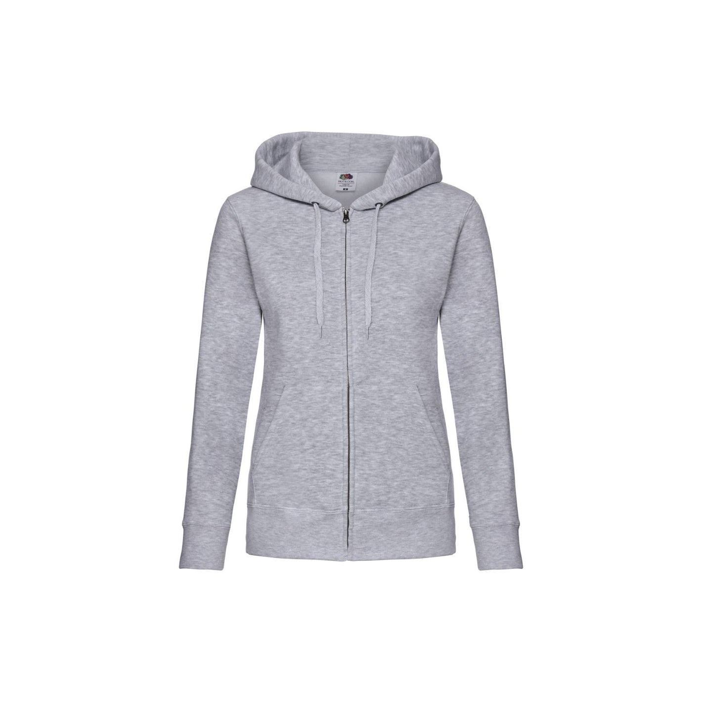Fruit of the Loom Ladies' Premium Hooded Sweat Jacket – Black BFT62118