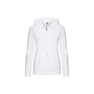 Fruit of the Loom Ladies' Premium Hooded Sweat Jacket – Black BFT62118