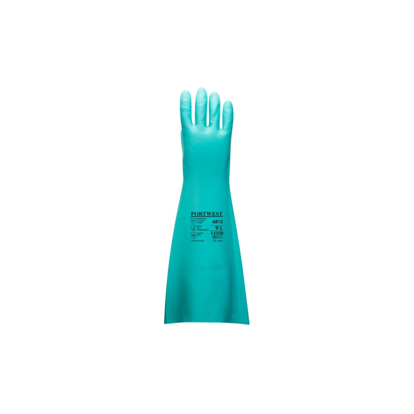A813 Chem 480 Nitrile Extended Gauntlet