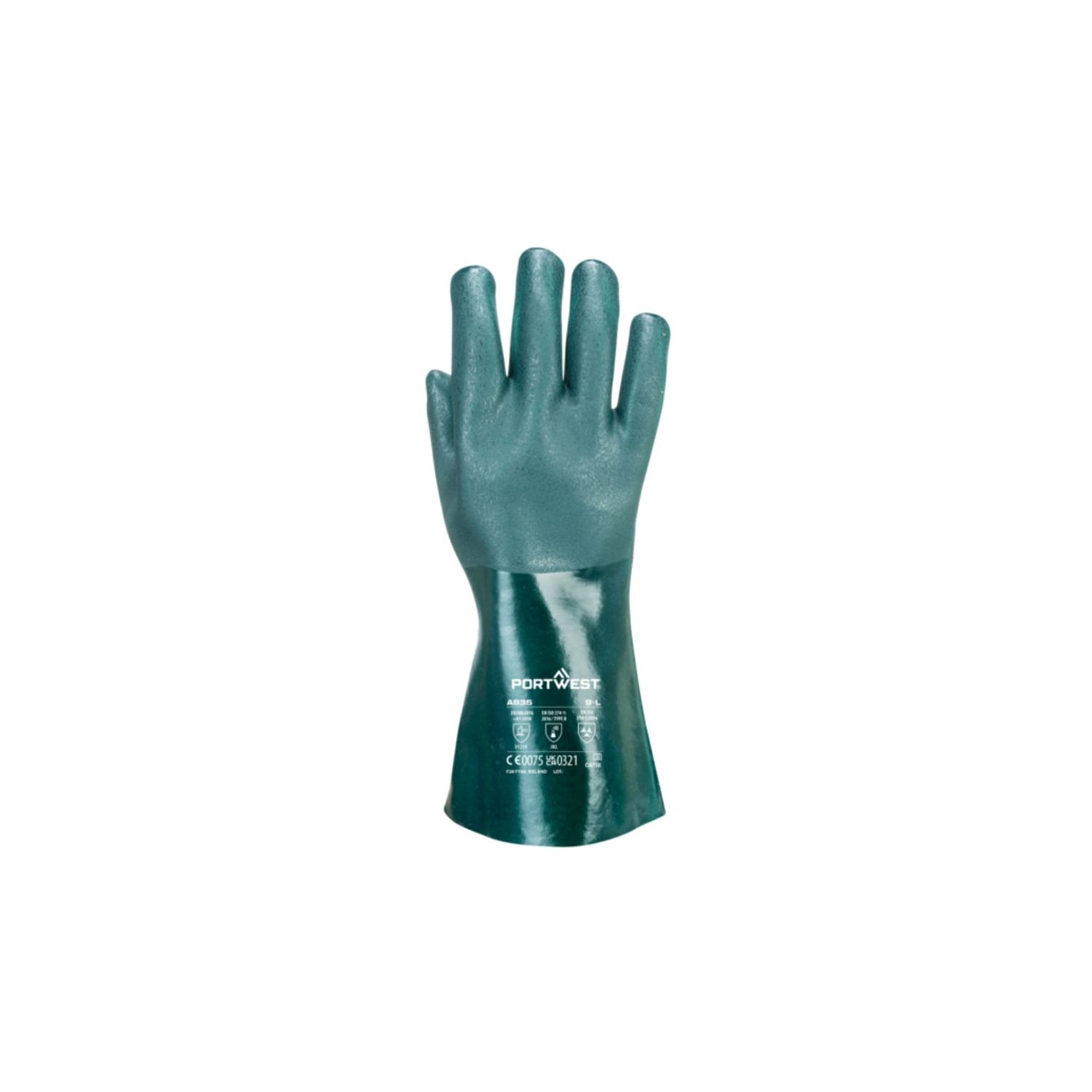 A835 Chem 350 PVC Double Dipped Gauntlet