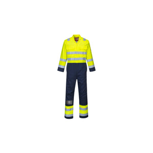 BIZ7 Bizflame Work Hi-Vis Contrast FR Coverall