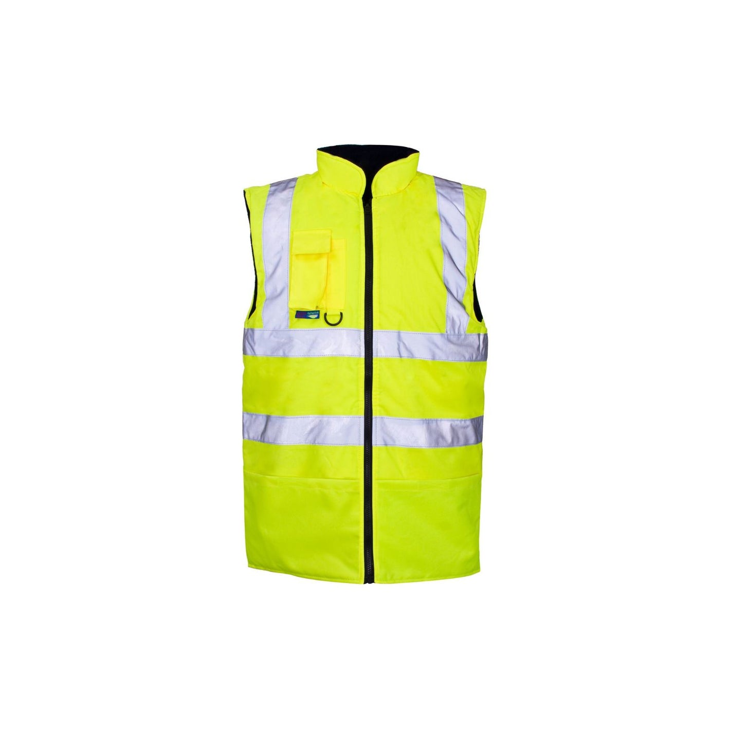 Hi-Vis Reversible Fleece-Lined Bodywarmer
