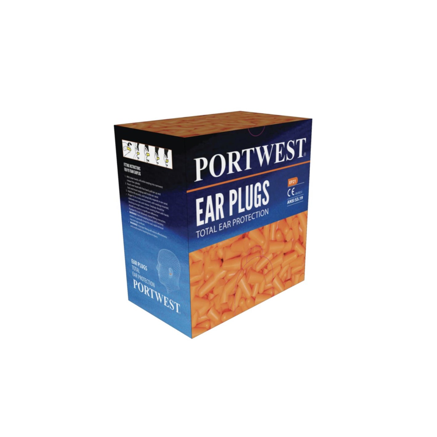 Ear Plug Dispenser Refill Pack (500 Pairs)