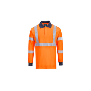 FR76 Modaflame™ Knit HVO FR Long Sleeve Polo Shirt