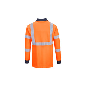 FR76 Modaflame™ Knit HVO FR Long Sleeve Polo Shirt