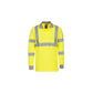 FR77 Modaflame™ Knit Hi-Vis FR Long Sleeve Polo Shirt