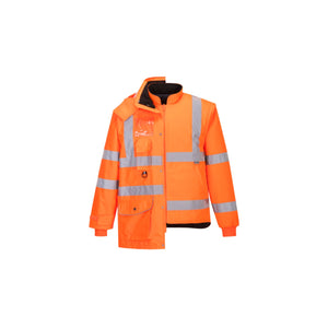 RT27 Hi-Vis Breathable 7-in-1 Traffic Jacket