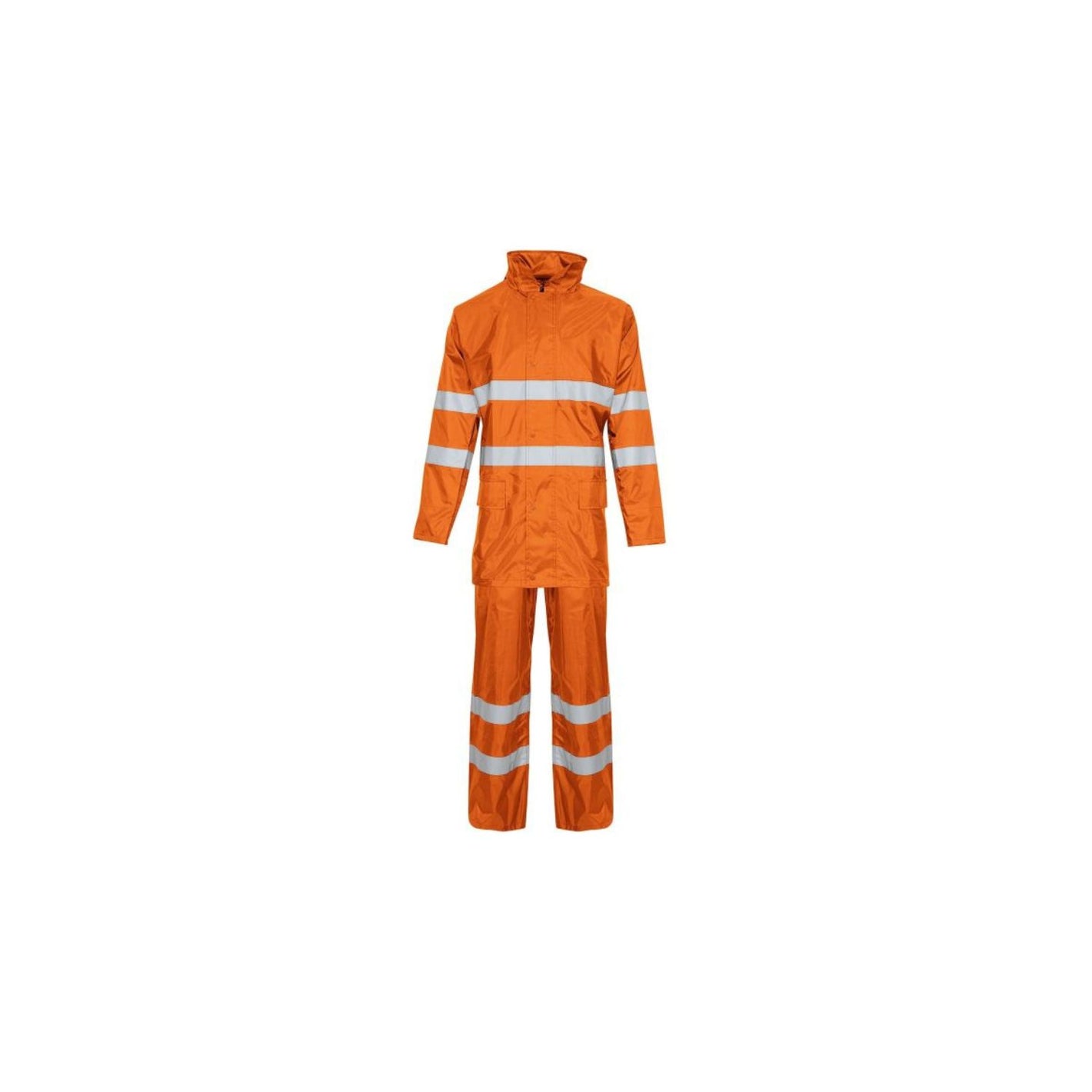 Durable Two-Piece Polyester PVC Rainwear Set