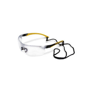 TIRAN Safety Glasses – Clear Lens with Yellow Frame & Neck Cord