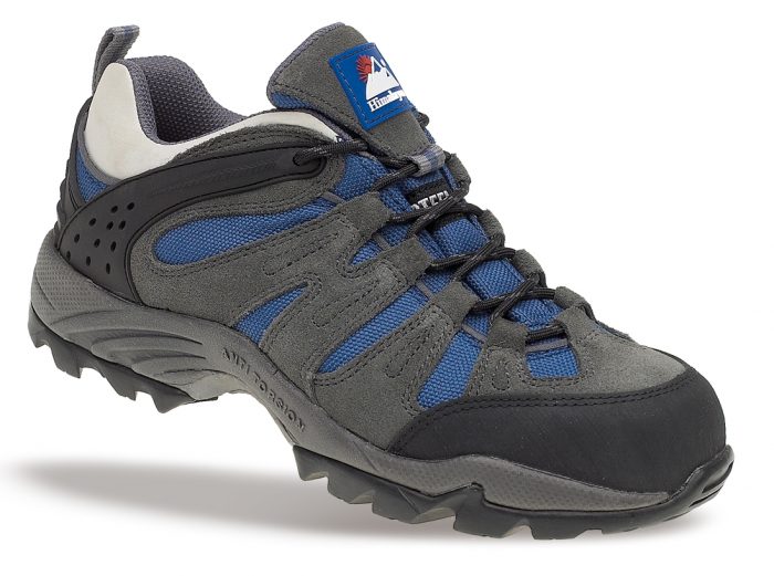 HIMALAYAN Ladies Dark Grey Ladies Trainer with Metal Free Cap and Midsole with Gravity Sole