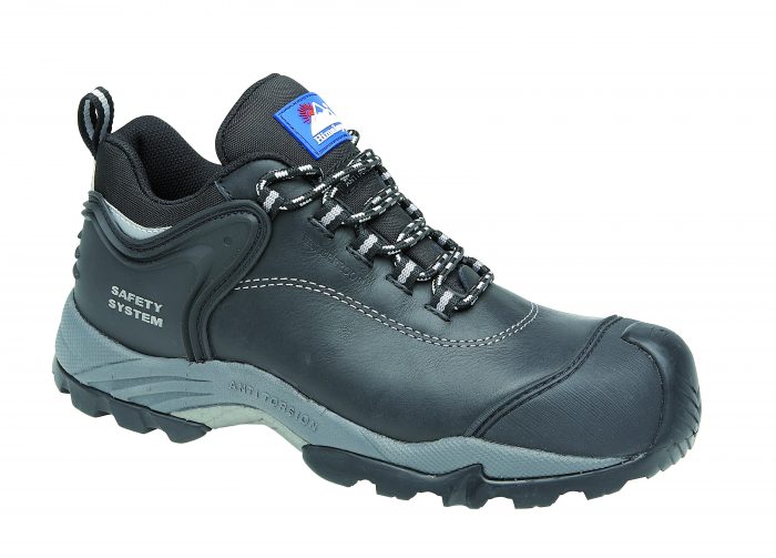 HIMALAYAN Black Waxy Fully Waterproof Shoe Metal Free Cap/Midsole Gravity 2 Sole